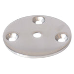 Unterlegplatte rostfreier Stahl rund D=58mm