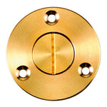 Lenzstopfen Messing AD=45mm ID=23mm Loch D=29mm