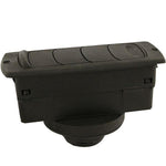 Warmluftauslass 45° verschliessbar L=134mm B=52mm für Luftschlauch ID=55mm