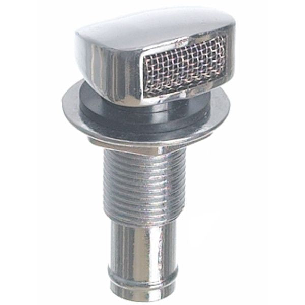 Tankentlüftung kurz rostfreier Stahl AD=22mm für Schlauchanschluss D=16mm