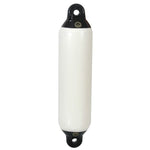 Dan-Fender Langfender weiß mit schwarzer Kappe