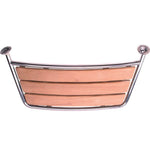 Badeplattform rostfreier Stahl L=84cm B=38cm Rohr D=25mm