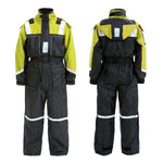 1852 Overall mit 50N EN ISO 12402-6 Auftrieb schwarz/gelb