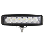 1852 Decksscheinwerfer Aluminiumgehäuse Flood 90° 10-30V 6 LED 0.76A/12V 0.338A/24V B=159.8mm H=45.2mm T=63mm