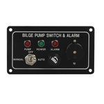 Schalttafel für Bilgepumpen mit LED-Anzeigen und akustischem Alarm