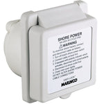 Marinco Landstromanschluss Kunststoff mit Easy-Lock-System (wasserdicht IP56) rechteckig