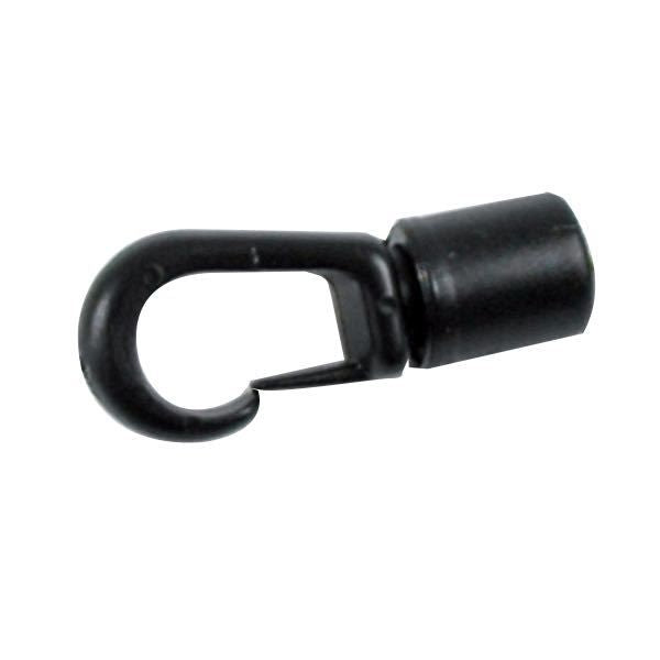 Nylonhaken für Leine D=5-6mm schwarz 4 Stück