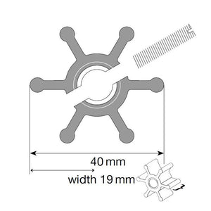 Johnson Impeller für F35 Pumpe