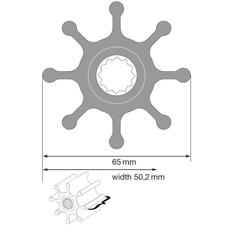 Johnson Impeller für F7 Pumpe