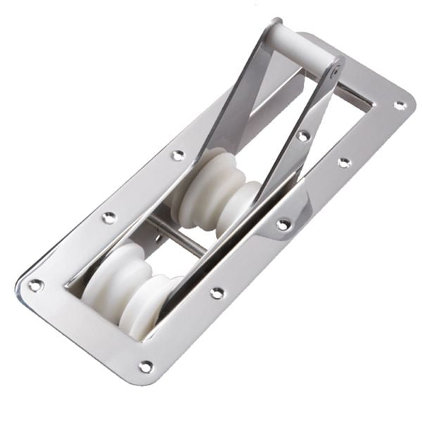 Ankerrolle rostfreier Stahl klappbar zum Einbau für Anker bis 15kg