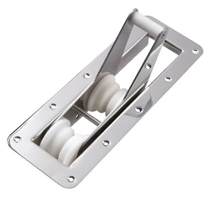 Ankerrolle rostfreier Stahl klappbar zum Einbau für Anker bis 15kg