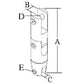 Stainless steel anchor swivel with joint