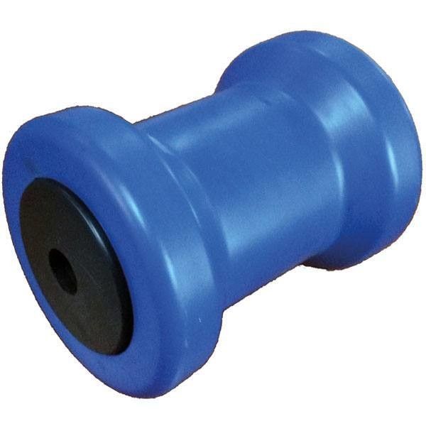 Kielrolle blau L=120mm D=90mm Loch D=15mm