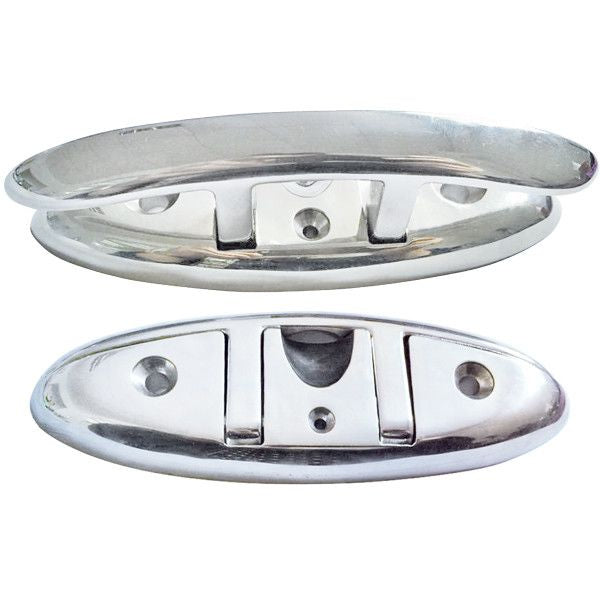 Klappklampe oval aus Edelstahl AISI 316