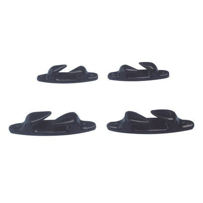 Lippklampen-Set aus schwarzem Nylon