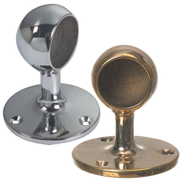 Endstütze für Handlauf-Ø 30mm aus Messing