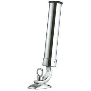 Angelrutenhalter justierbar verchromtes Messing