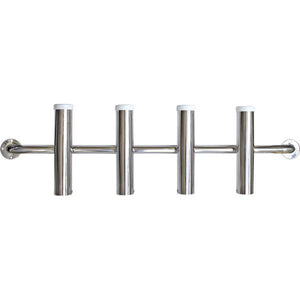 Angelrutenhalter rostfreier Stahl 304 für 4 Stangen L=93cm