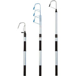 Fanghaken Aluminium telekospierbar L=80-120cm mit Haken aus rostfreiem Stahl