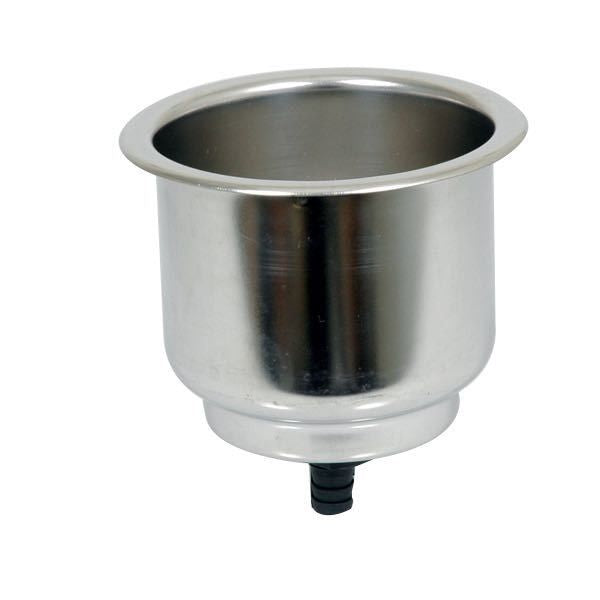 Flaschen-/Dosenhalter rostfreier Stahl mit Ablauf D=11mm