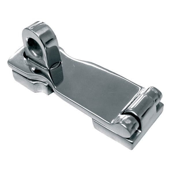 Überfall rostfreier Stahl mit Drehverschluss L=75mm B=25mm