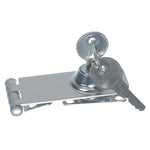 Überfall rostfreier Stahl mit Schloss L=74mm B=30mm