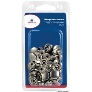 Druckknöpfe 15 Stück mit Werkzeug