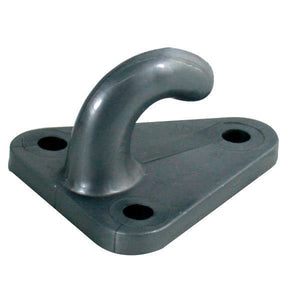 Haken zum Anschrauben Kunststoff Platte L=40mm B=45mm