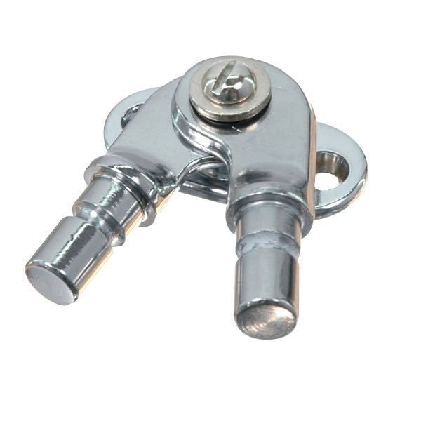 Decksbeschlag mit doppeltem Rohraufnahmeadapter Bef. 2 Schrauben