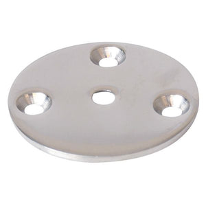 Unterlegplatte rostfreier Stahl rund D=58mm