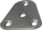 Unterlegplatte rostfreier Stahl dreieckig L=62mm B=54mm