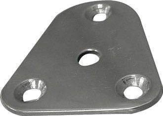 Unterlegplatte rostfreier Stahl dreieckig L=62mm B=54mm