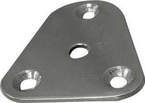 Unterlegplatte rostfreier Stahl dreieckig L=62mm B=54mm