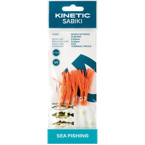 Kinetic Sabiki Kleiner Tintenfisch – Beifangvorfach für Makrele & Kabeljau