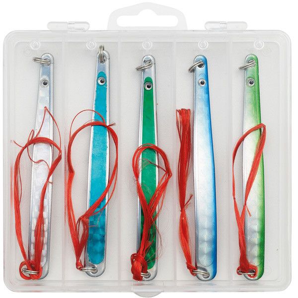 Kinetic Belone Flash Hornhechtblinker 20 g – Allround-Küstenblinker im 5er-Set