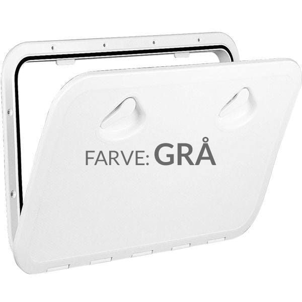 Nuova Rade Luke Kunststoff grau L=315mm B=440mm Ausschnitt L=243mm B=363mm