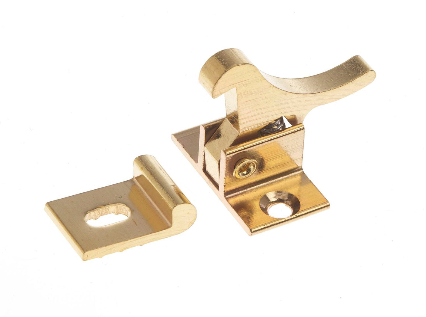 Roca Fingerschnäpper Messing L=30mm B=16mm H=29mm mit Gegenplatte L=22mm