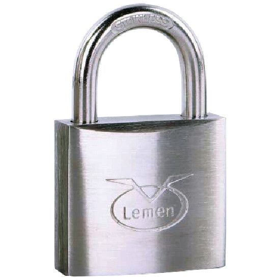 Vorhängeschloss LEMEN säurefester Stahl B=40mm Bügel H=27mm