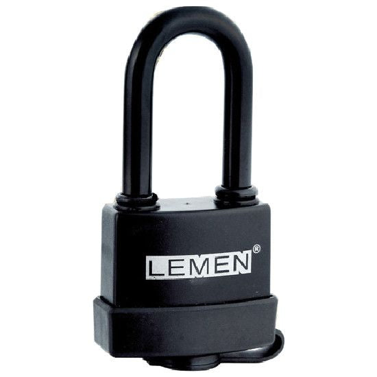 Vorhängeschloss LEMEN wasserdicht beschichtet B=54mm Bügel H=55mm
