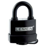 Vorhängeschloss LEMEN wasserdicht beschichtet B=54mm Bügel H=37mm