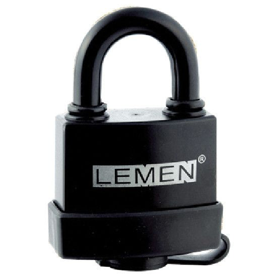 Vorhängeschloss LEMEN wasserdicht beschichtet B=54mm Bügel H=37mm