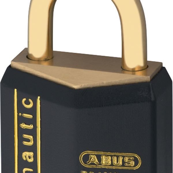 Abus Vorhangschloss Messing Kunststoff beschichtet 40mm 2 Stück gleichschliessend