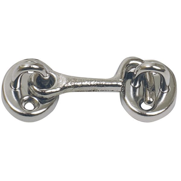 Türhaken Messing verchromt