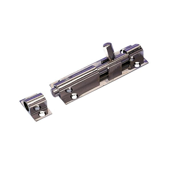 Bolzenriegel Messing verchromt