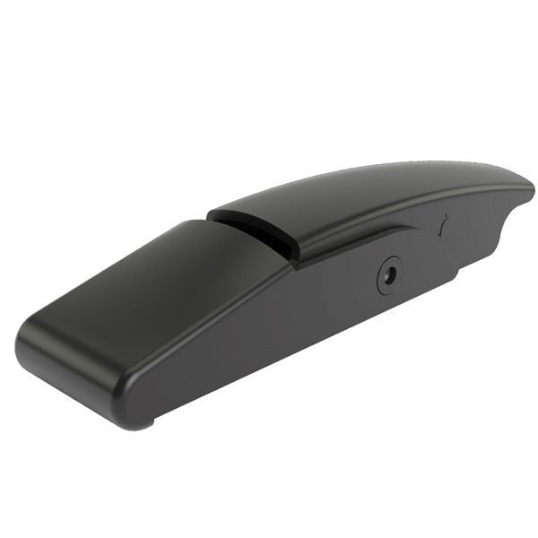 Roca Hebelverschluss rostfreier Stahl schwarz L= 93-103mm B=23mm