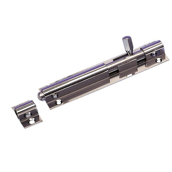 Bolzenriegel Messing verchromt