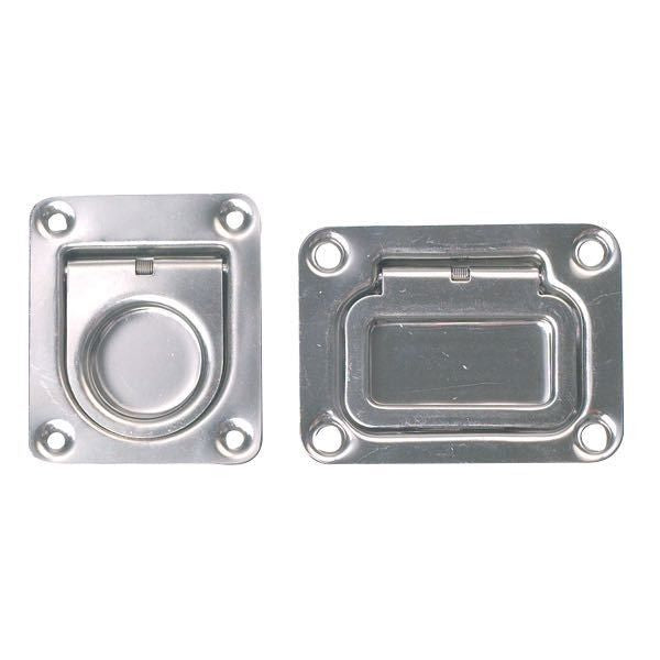 Bodenheber rostfreier Stahl L=66mm B=56mm D=12mm