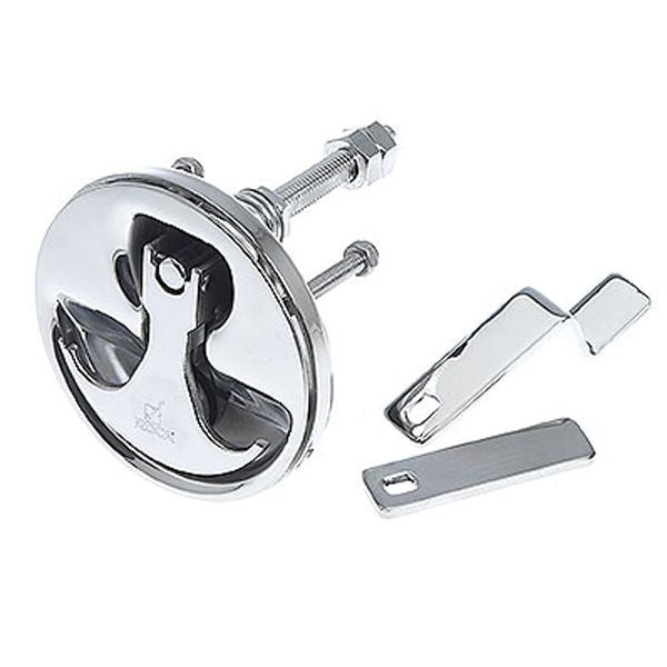 Roca Bodenverriegelung rostfreier Stahl D=100mm Einbaudurchmesser=90-92mm