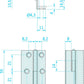 Scharnier Edelstahl 55 x 18,7mm