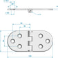 Roca Scharnier rostfreier Stahl oval 65+65x60mm verdeckt